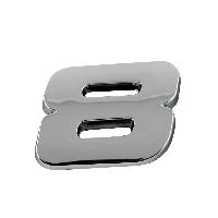 Adhesifs & Stickers Sticker 3D Chrome - Numero 8- 23x27mm