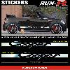 Adhesifs Mini 2 stickers MINI COOPER 197 cm - CHROME - Run-R