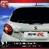 Adhesifs Peugeot Sticker Lion Blanc 29 cm compatible avec PEUGEOT 208 - 207 - 206 - Run-R