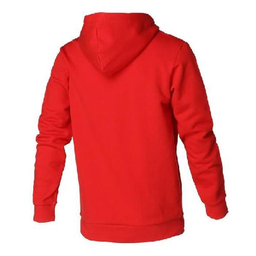 Sweatshirt ADIDAS - Sweat a capuche manches longues - Rouge - S