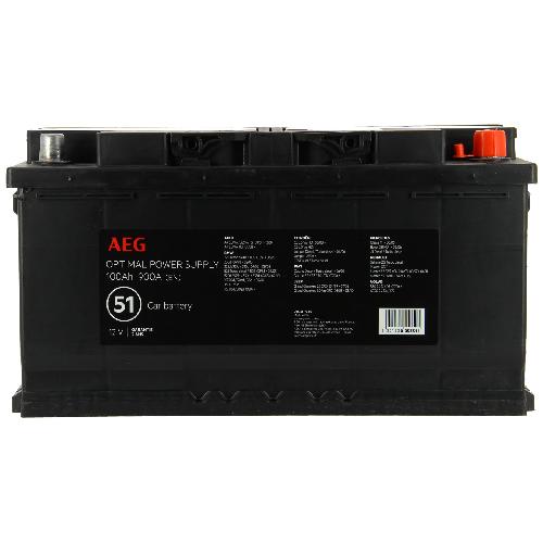 Batterie Vehicule AEG Batterie 51 95Ah - 800A - L5