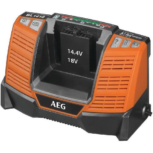 Chargeur Pour Machine Outil AEG - Chargeur GBS NiCD - NIMH - LI-ION a glissiere 14.4V-18V. pour batteries 18V de 1.5 a 12.0Ah. tension secteur 220-240V - BL1418