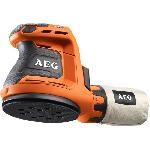 AEG - Ponceuse excentrique diametre 125 mm 18V. 7000 a 11000 tr-min. oscillation 2.4o. sans batt. ni chargeur - BEX18-125-0