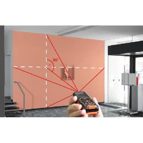 Longueur (telemetre - Laser Mesureur) AEG - Télémetre laser 50 m. portée de 0.05 a 50 m. IP54. calcul d'aire. volume. hauteur (pythagore. 3 types) - LMG50