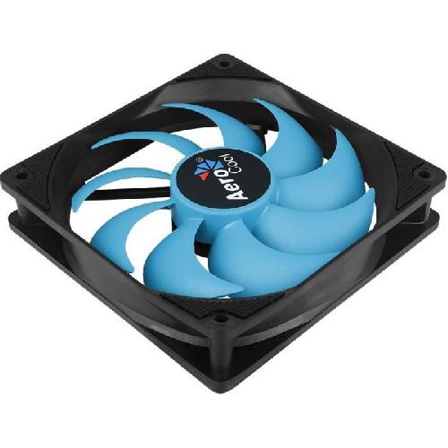 Refroidissement - Ventilation - Watercooling AEROCOOL Ventilateur pour boitier PC Motion 12 plus - 120 mm - Noir avec ventilateur bleu