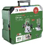 Defonceuse - Affleureuse Affleureuse Bosch AdvancedTrimRouter 18V-8 avec base Router Plunge. sans batterie