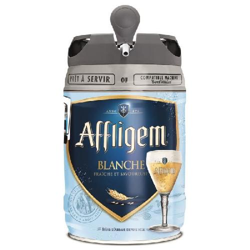 Affligem Blanche - Biere blanche d'Abbaye - Fut de 5L compatible Beertender