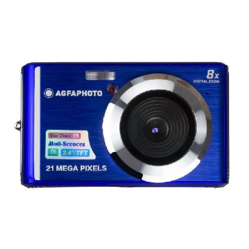 AGFA PHOTO Realishot DC5200 - Appareil Photo Numerique Compact -21 MP. 2.4'' LCD. Zoom Digital 8x. Batterie Lithium- Bleu