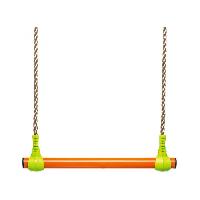 Agres De Balancoire - Ages De Portique Trapeze metal pour portique 1.90 a 2.50m - TRIGANO - Orange - Pour enfant de 3 a 12 ans