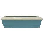 Bac A Litiere AIME Bac a litiere avec rebord 54 x 40 x 14 cm + Pelle - Pour chat