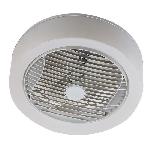 AIR-LIGHT CROWN - Ventilateur de plafond blanc Ø40cm 95W avec couronne d'éclairage LED