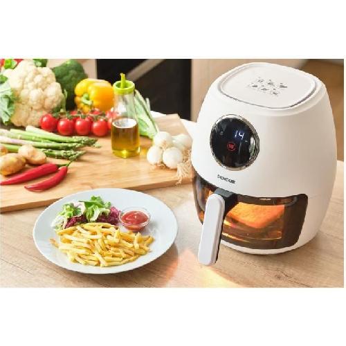 Friteuse Electrique Airfryer - SENCOR - SFR 5340WH - 1300 W - 3.5 L - Blanc