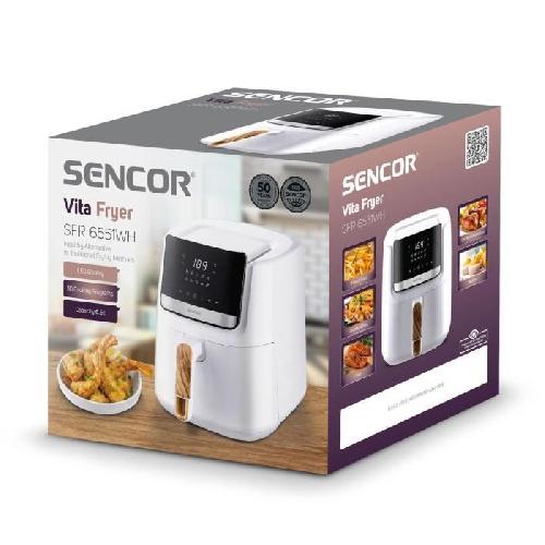 Friteuse Electrique Airfryer - SENCOR - SFR 6551WH - 1600 W - 6.5 L - Blanc