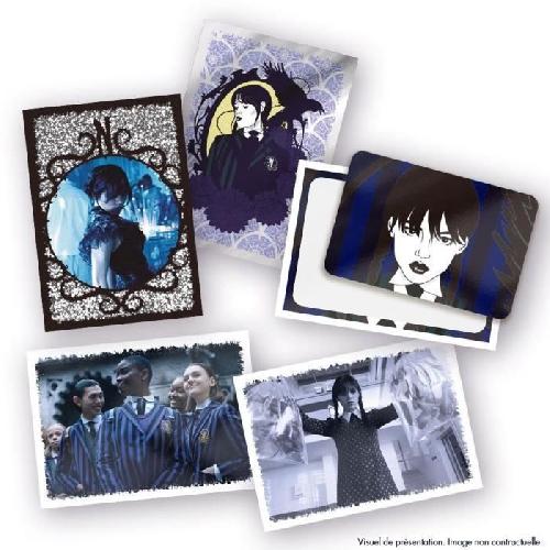 Jeu De Stickers Album pour cartes a collectionner - PANINI - Wednesday Halloween - Licences Super mario - Enfant