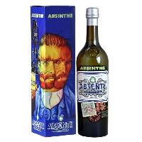 Alcool Absente - Absinthe - 55.0% Vol. - 70 cl - Cuillere et étui Van Gogh
