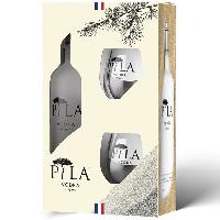 Alcool Pyla - Origine - Coffret Vodka 40.0% Vol. 70cl + 2 verres