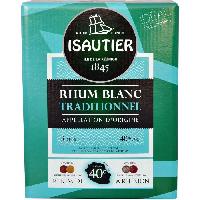 Alcool Rhum Blanc 40° Bib 3l Isautier