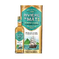Alcool Riviere du Mât - Rhum doré de la Réunion - 40% - 70 cl