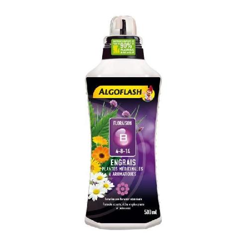 Engrais ALGOFLASH Engrais plantes medicinales et aromatiques floraison - 500 ml