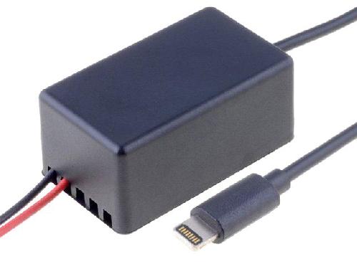 Convertisseur Auto Alimentation compatible avec Apple Lightning 5V 2.1A 0.9m 10W