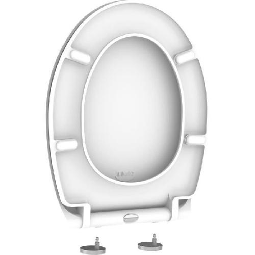 Abattant Wc - Rehausseur ALLIBERT Abattant de toilette a fermeture silencieuse Dolceo - Blanc mat