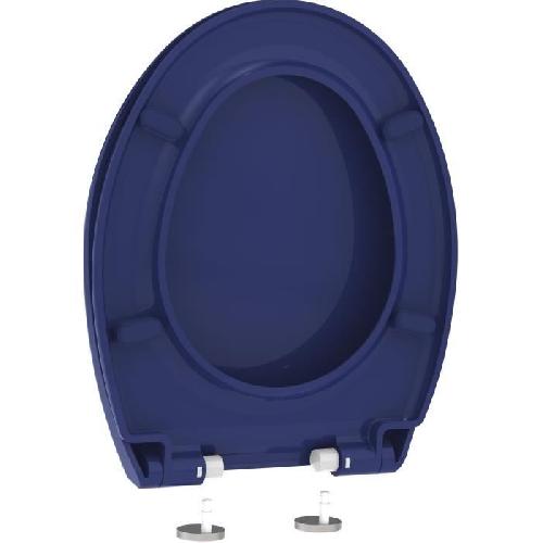 Abattant Wc - Rehausseur ALLIBERT BATH et DESIGN Abattant WC a fermeture progressive et declipsable BOREO Bleu nuit Brillant