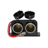 Allume Cigare - Prise Allume-cigare Double Prise allume cigare 12V 24V 2x 5A Max