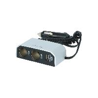 Allume Cigare - Prise Allume-cigare Multiprise Allume-Cigare 2X12V Et 1Xusb 2.4A