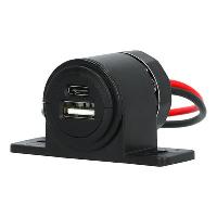 Allume Cigare - Prise Allume-cigare Prise Pour Montage En Saillie Usb-A + Usb-C 12-24V