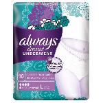 ALWAYS Discreet Culotte Incontinence flux normal taille L x10