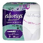 ALWAYS Discreet Culottes Incontinence taille Plus M x9