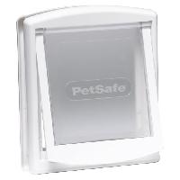 Amenagement Technique De L'habitat PetSafe Porte a 2 Voies pour Chiens 715 Petit Blanc Chatiere pour Chiens 411395