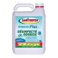 Amenagement Technique De L'habitat SANITERPEN - Desinfectant Plus Fraicheur Verte 5L. Bactericide concentre