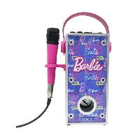 Amplificateur - Enceintes Puissante enceinte Bluetooth lumineuse Barbie avec micro