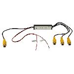 Amplificateur et repartiteur de signal video 3 canaux 1x RCA vers 3x RCA Amplificateur et repartiteur de signal video 3 canaux 1x RCA vers 3x RCA