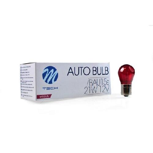 Ampoules BA 12V Ampoule Bau15s 21w 12v Rouge BOITE De 10