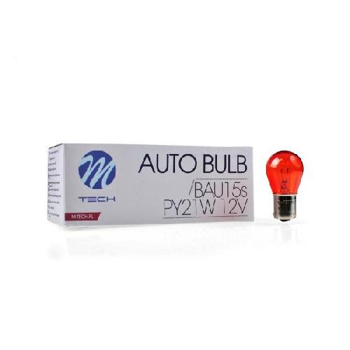 Ampoules BA 12V Ampoule Bau15s P21w 12v-21w Orange -BOITE De 10-