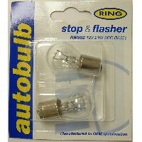 Ampoule - Eclairage Tableau De Bord 2 Ampoules Blister Ring Stop 1 Filament 12v 21w Scc -BLISTER-