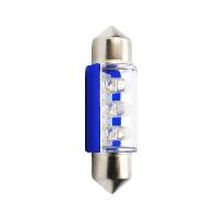 Ampoule - Eclairage Tableau De Bord 2 Ampoules LED - Navette C5W - 12 V - 0.40 W - 36 mm - Bleue