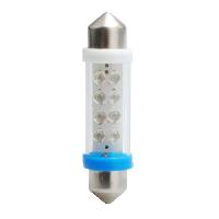 Ampoule - Eclairage Tableau De Bord 2 Ampoules LED Navette C5W 12V 0.72W 41mm Bleue