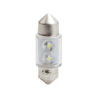 Ampoule - Eclairage Tableau De Bord 2 ampoules navettes a LED Blanches 31 mm 12V 0.25W