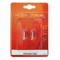 Ampoule - Eclairage Tableau De Bord Ampoules Halogenes Wy5W T10 12V 5W Orange -Blister- X 2 Mtech