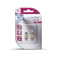 Ampoule - Eclairage Tableau De Bord Ampoules Led X 2 - Navette C5W 36Mm 9Xsmd5630 Blanc -L815W Platinum-