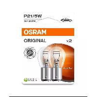 Ampoule - Eclairage Tableau De Bord Ampoules Osram Original P21-5W X2 12V Eco Packaging