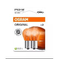 Ampoule - Eclairage Tableau De Bord Ampoules Osram Original Py21W Ambre X2 12V Eco Packaging
