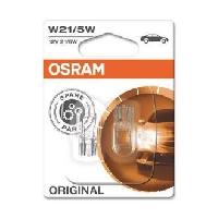 Ampoule - Eclairage Tableau De Bord OSRAM Lot de 2 Lampes de signalisation halogene Original W21-5W x10