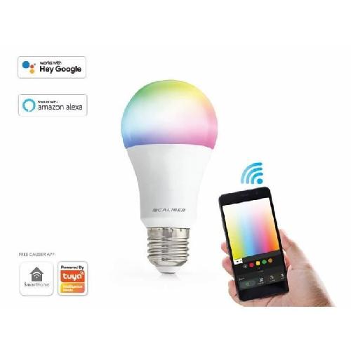 Ampoule Intelligente Ampoule intelligente - Caliber HBT-E27 - E27 WiFi Bluetooth 120 x 8 x 8 mm Multicolore. Blanc