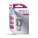 Ampoules BA 12V Ampoule Led X 1 - 1157 P21-5W. 12-24V. 12X3030Smd. Canbus. Blanc -Lb853W-01B Platinum-