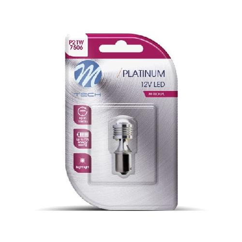 Ampoules BA 12V Ampoule Led X 1 - Ba15S 4Xhp Led 12-24V Orange -Lb811Y-01B Platinum-