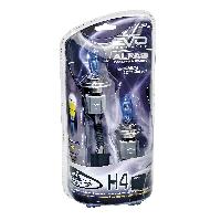 Ampoule Phare - Ampoule Feu - Ampoule Clignotant 2 Ampoules H4 Alfas Maximum Intensity 4300K 7585W 110-120W - EvoFormance